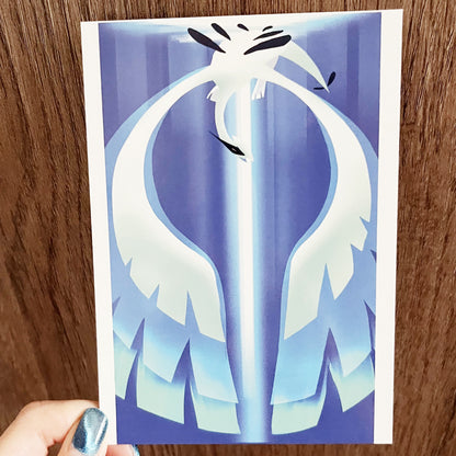 Lugia Above ☆ Poster Print