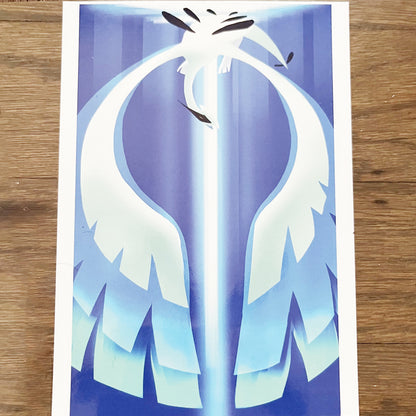 Lugia Above ☆ Poster Print