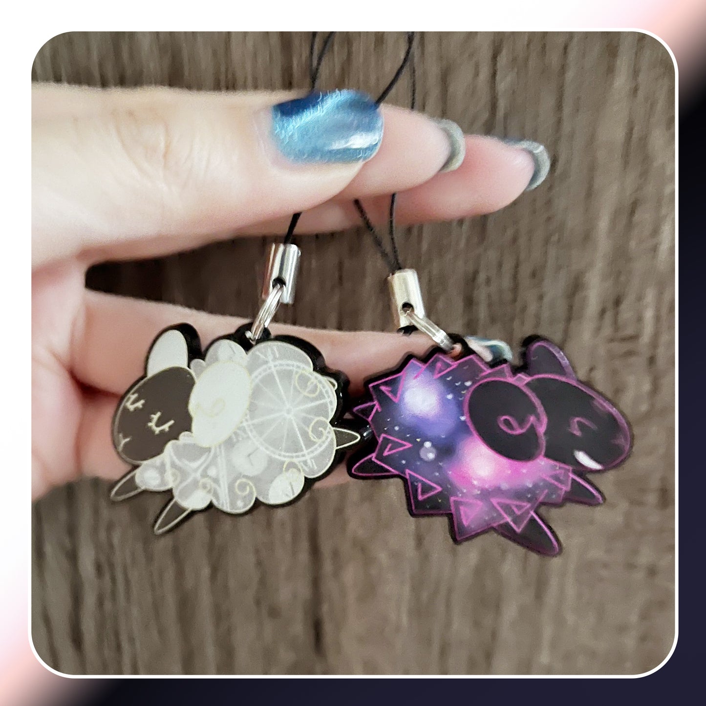 Time & Space Sheep ☆ Wooden Charms