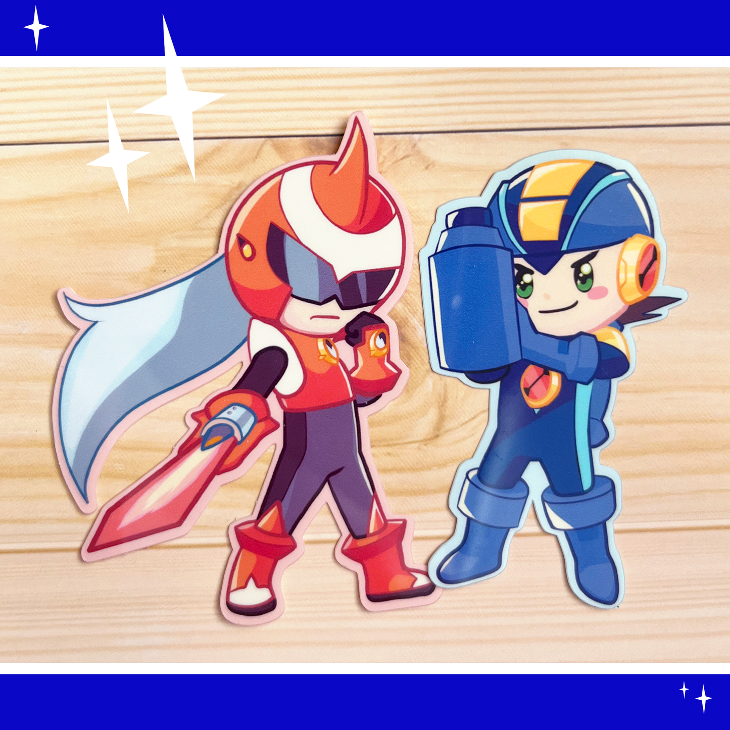 MegaMan.EXE and ProtoMan.EXE ☆ Stickers