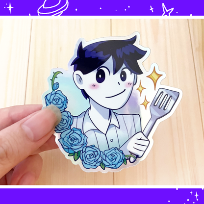 Omori Flower Friends ☆ Holographic Stickers