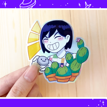 Omori Flower Friends ☆ Holographic Stickers