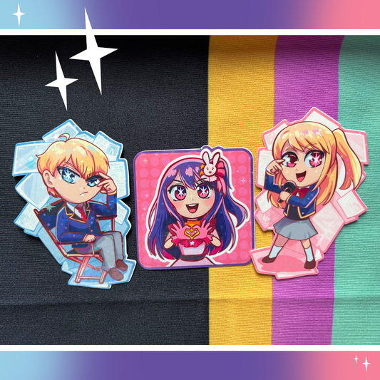 Hoshino Family ☆ Holographic Stickers