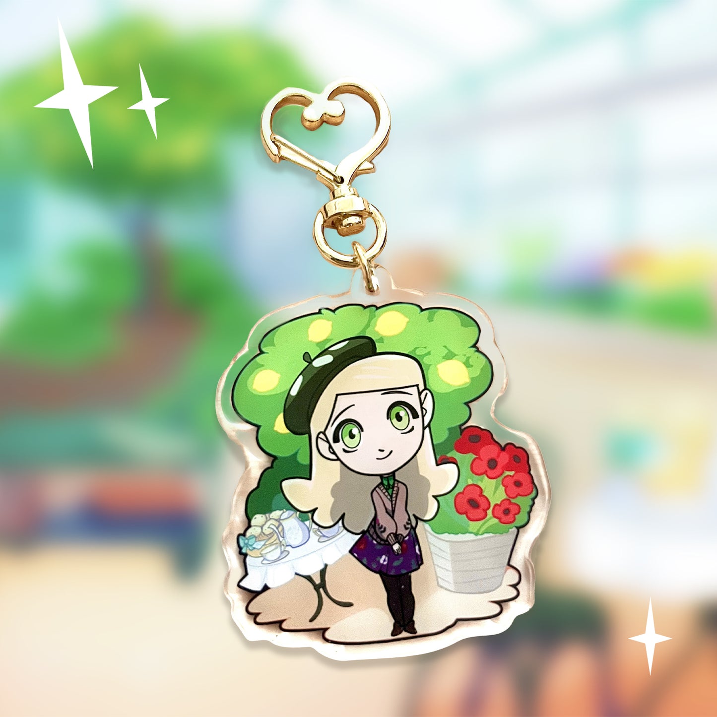 Sofia ☆ Double Sided Acrylic Charm