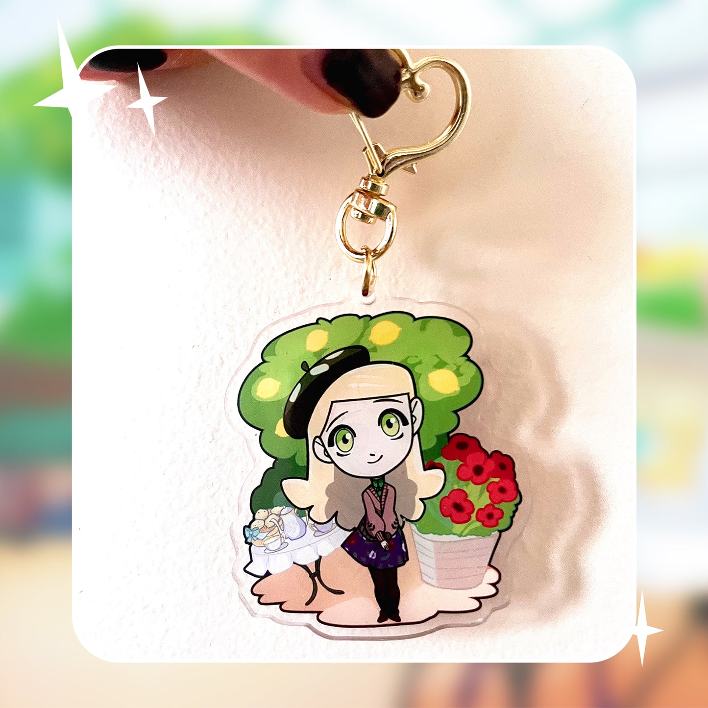 Sofia ☆ Double Sided Acrylic Charm