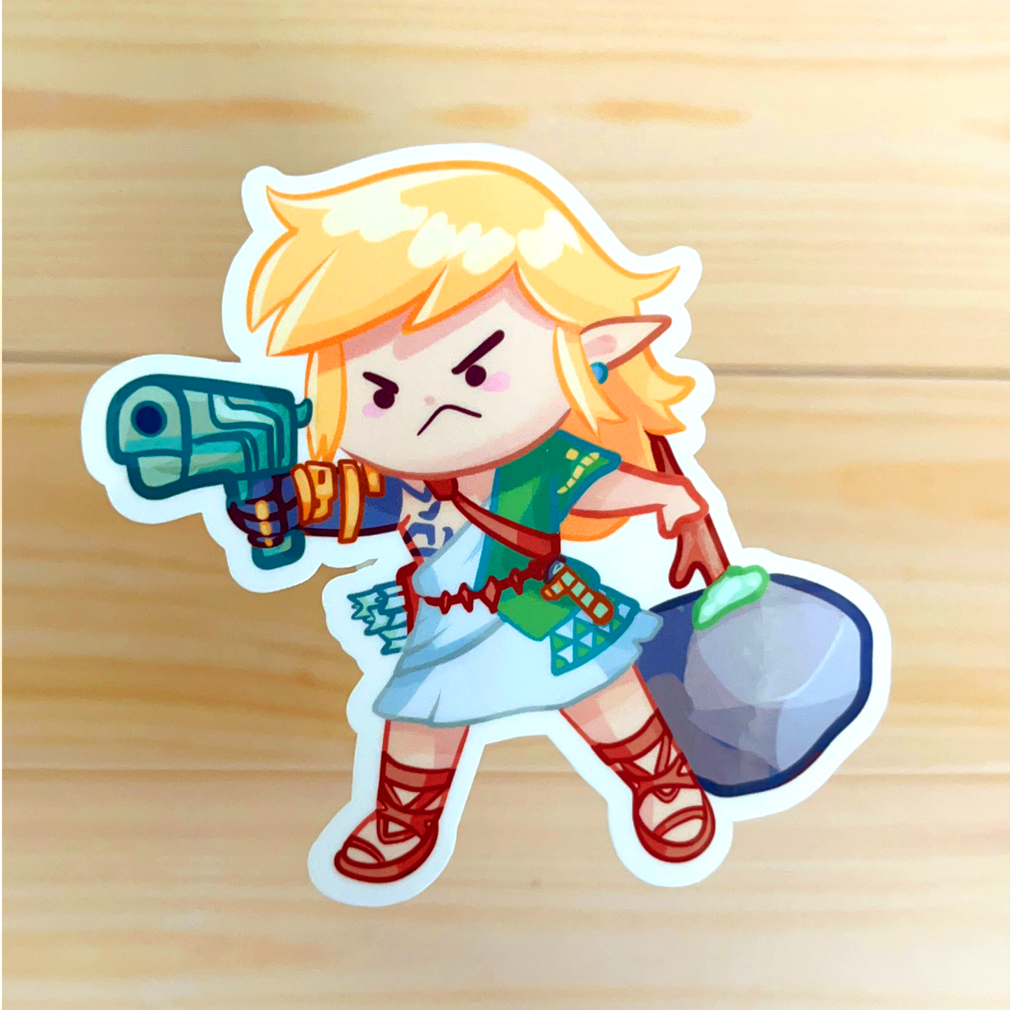 Link with a GUN ☆ Sticker